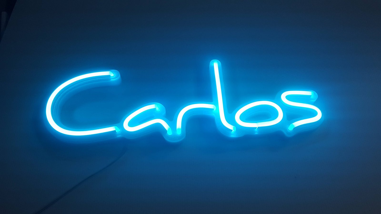 Carteles neon led